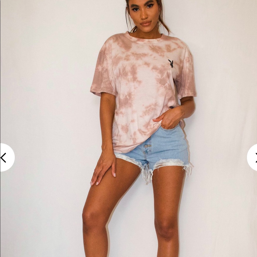Playboy Stone Tie Dye Oversized T-Shirt - Picture 3 of 9